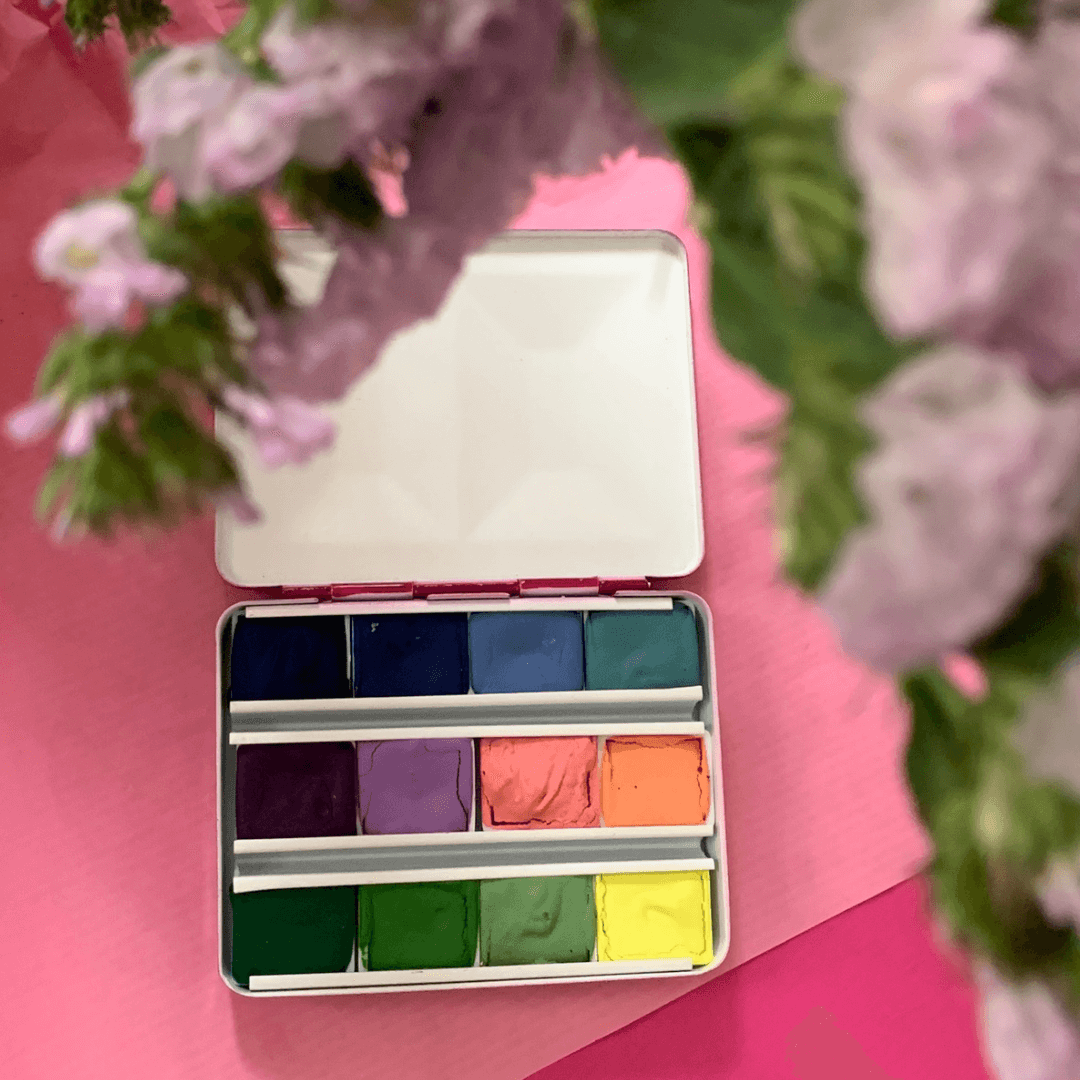 La palette d’aquarelle qui met de la joie dans vos dessins!