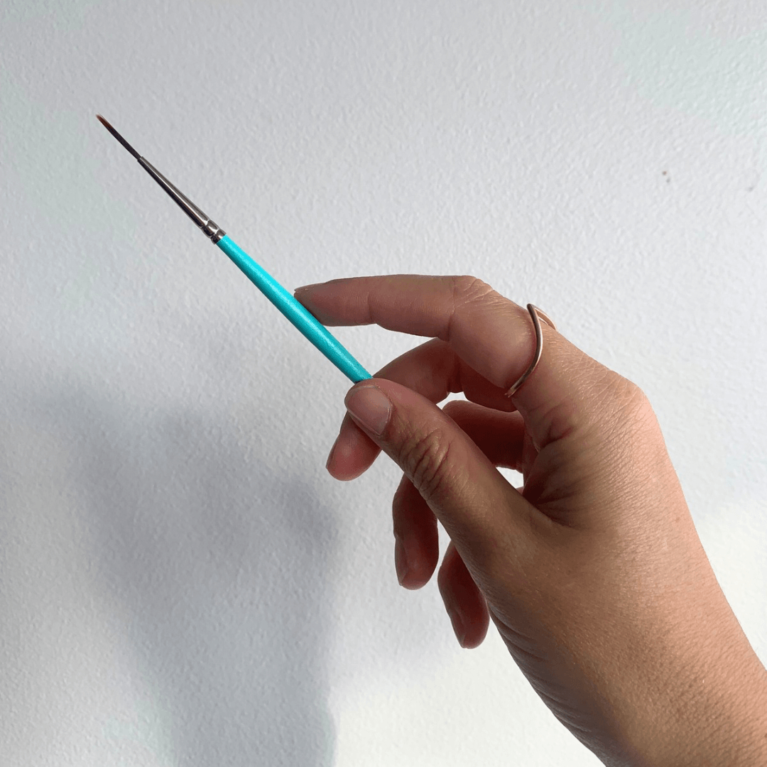 Pinceau fin aquarelle Tintoretto taille 0