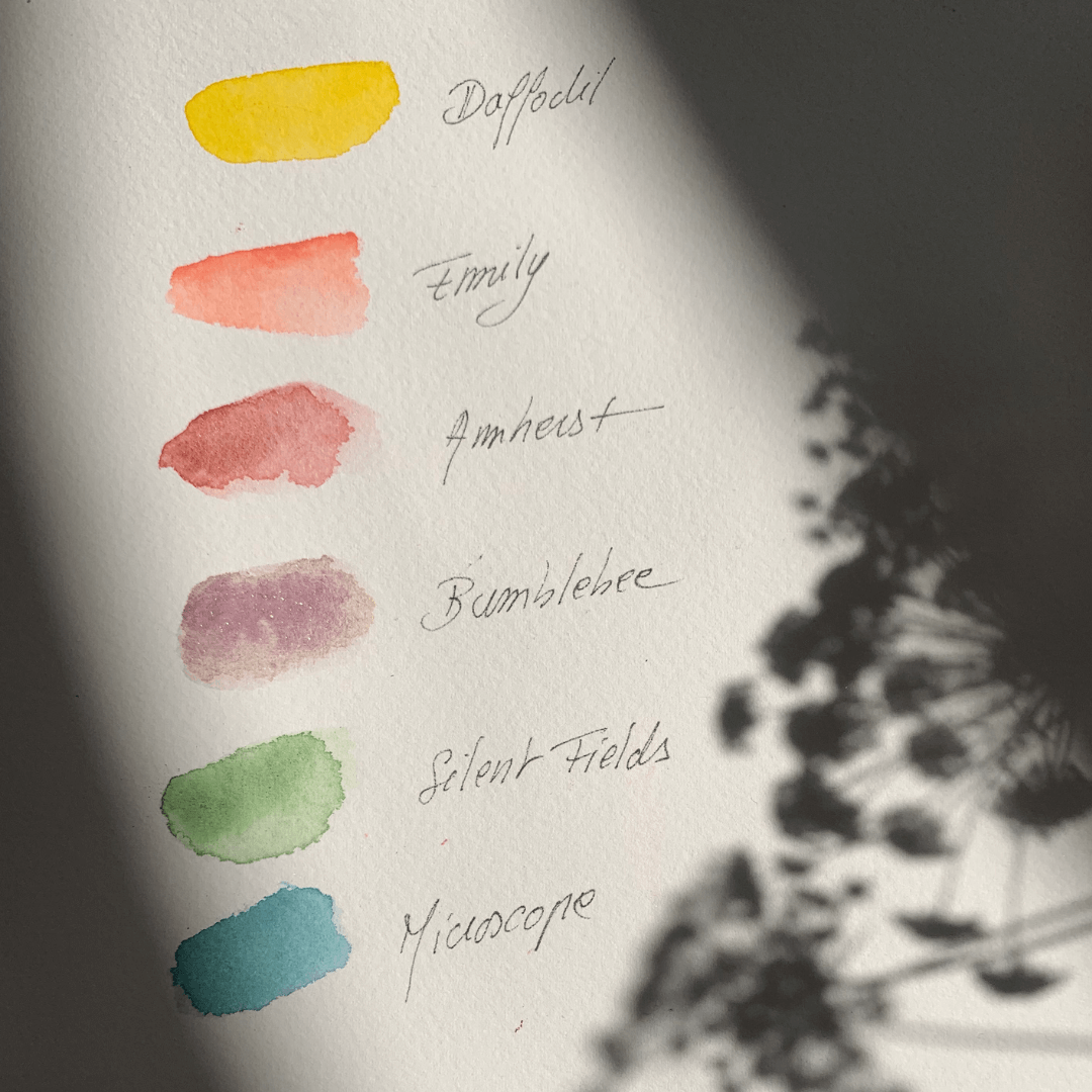 Aquarelle artisanale - Collection "Simple Days, Hommage à Emily Dickinson"