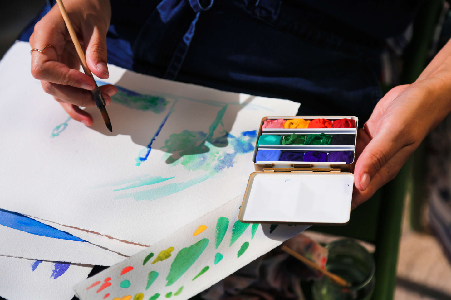 ATELIER - Aquarelle & créativité - Dimanche 2 novembre 10H30
