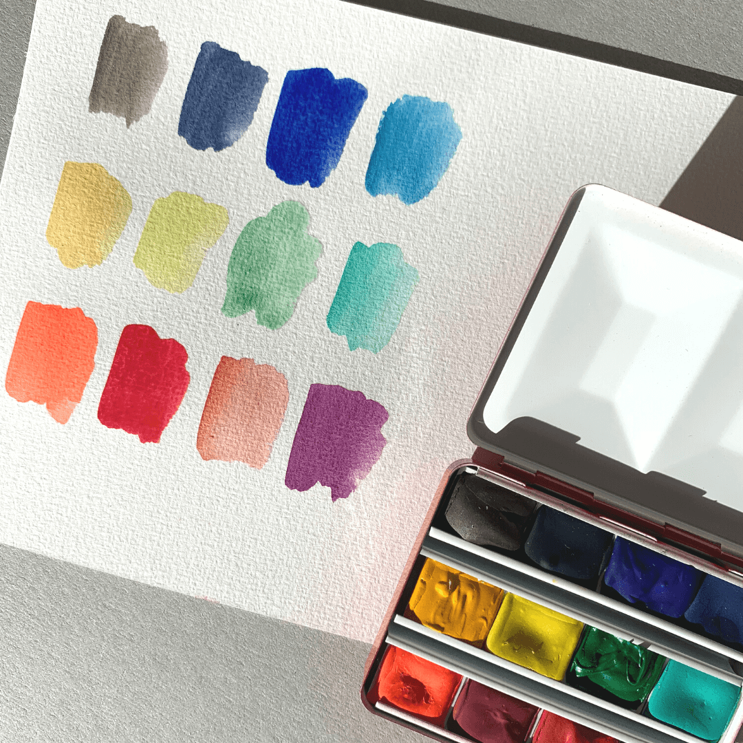 Aquarelle artisanale - La Palette de Lou Ripoll, illustratrice
