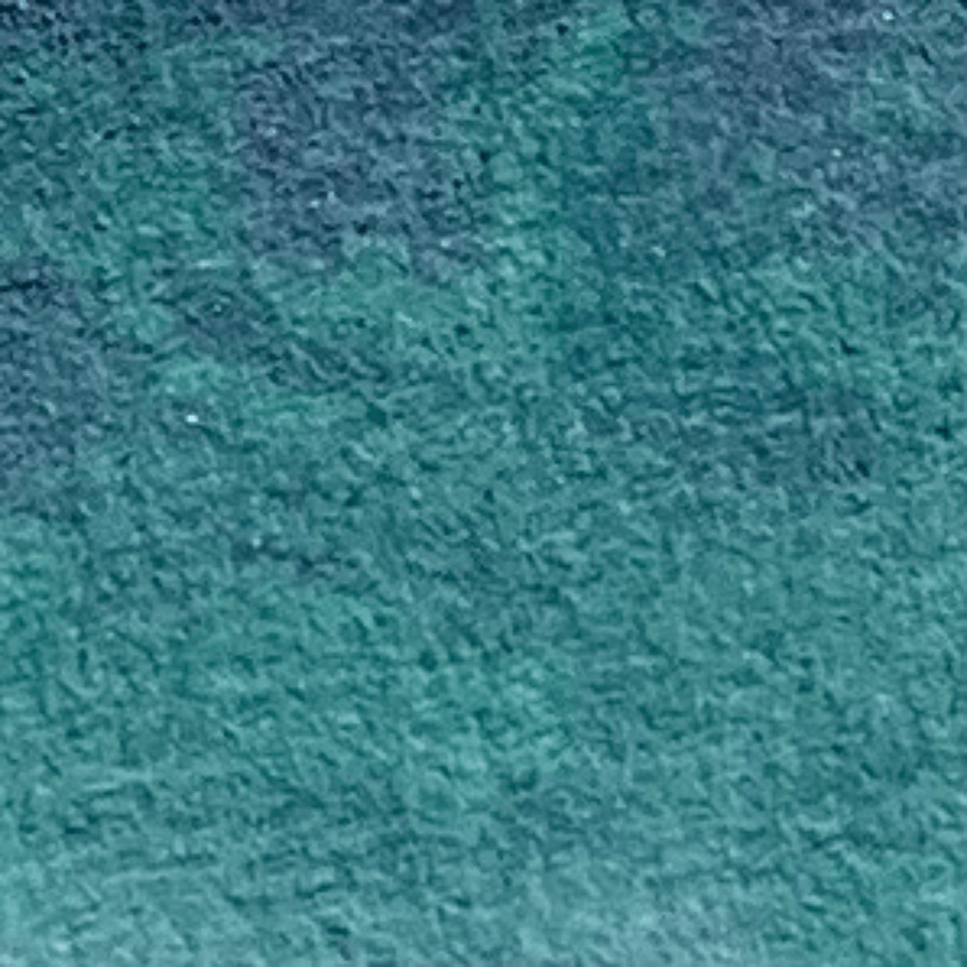 Aquarelle artisanale - Bleu vert Microscope