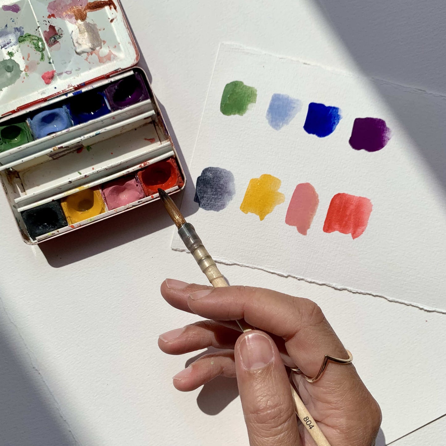 Aquarelle artisanale - La palette parfaite !