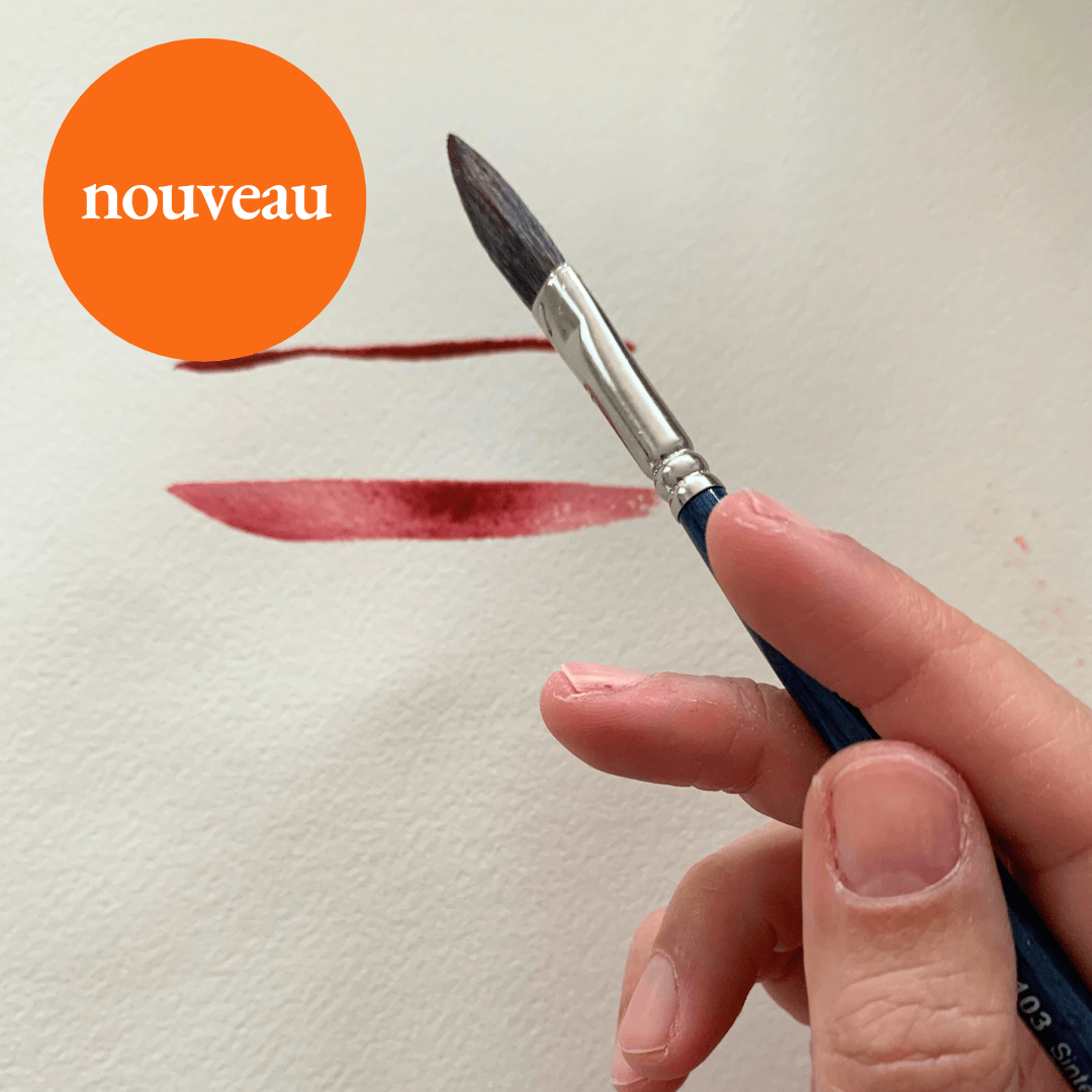 NOUVEAU - Pinceau aquarelle épée Tintoretto taille 8 – La Nouvelle Vague  Couleurs