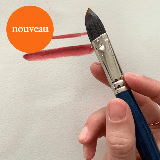 NOUVEAU - Pinceau aquarelle langue de chat Tintoretto taille 14