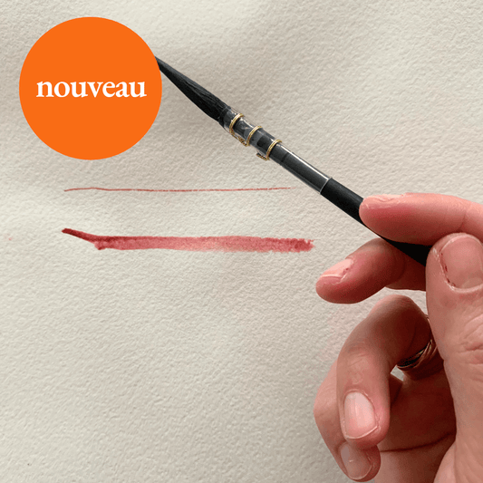 NOUVEAU - Pinceau aquarelle ultra long Tintoretto taille 2/0