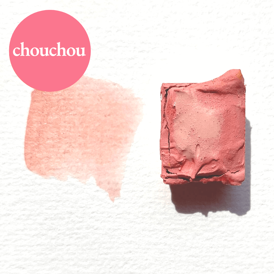 Aquarelle artisanale - Rose Blush