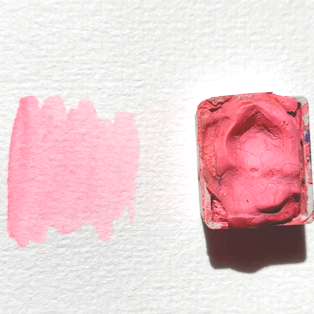 Aquarelle artisanale fluo - Rose Bubble Gum