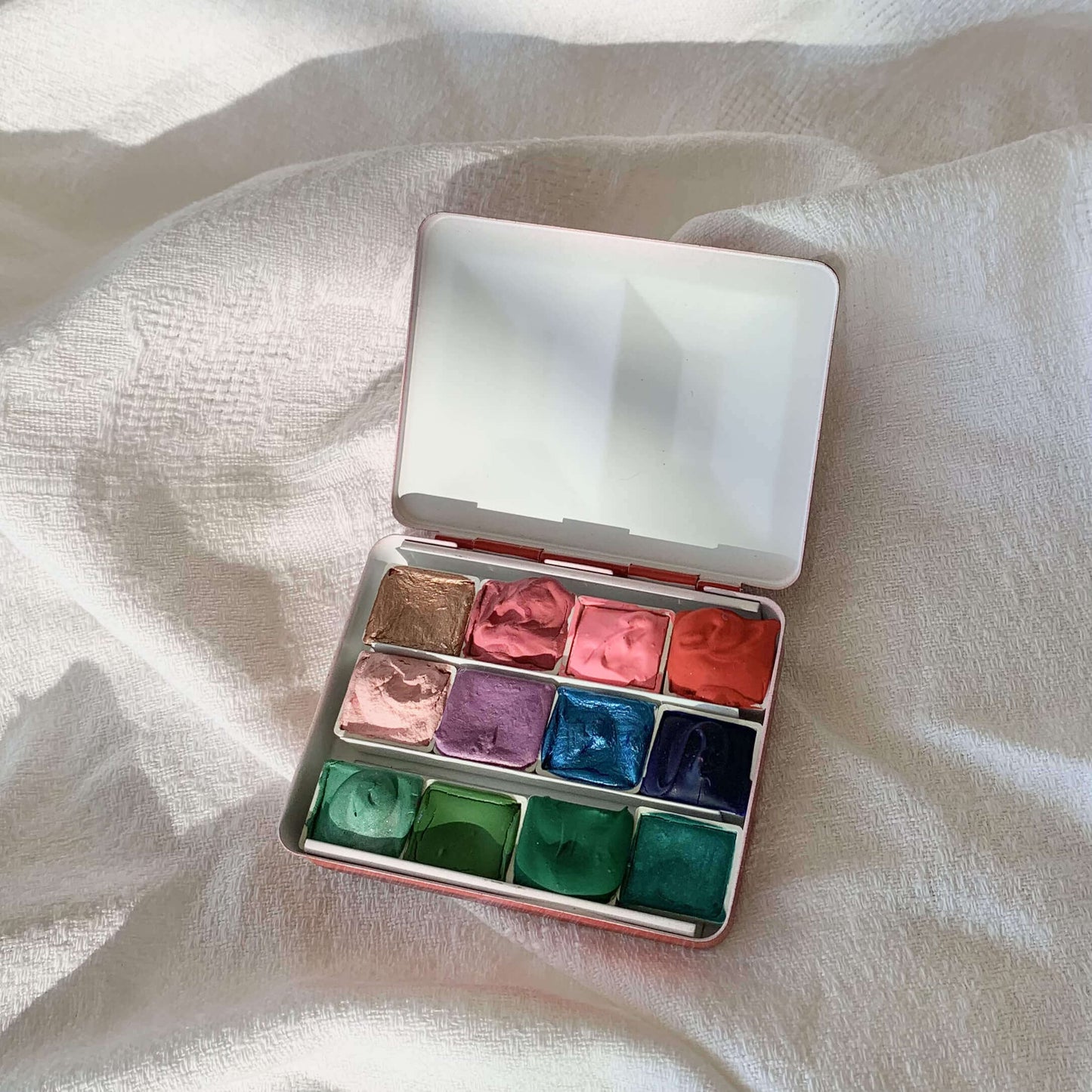 Aquarelle artisanale - Rouge Red red red