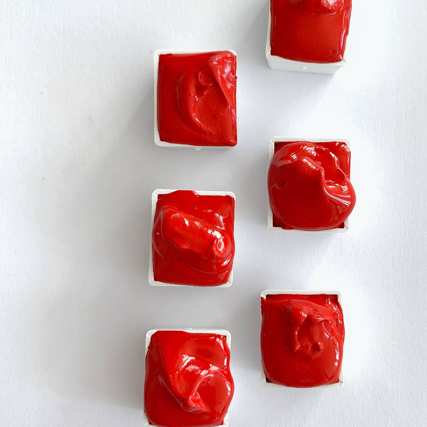 Aquarelle artisanale - Rouge Spritz