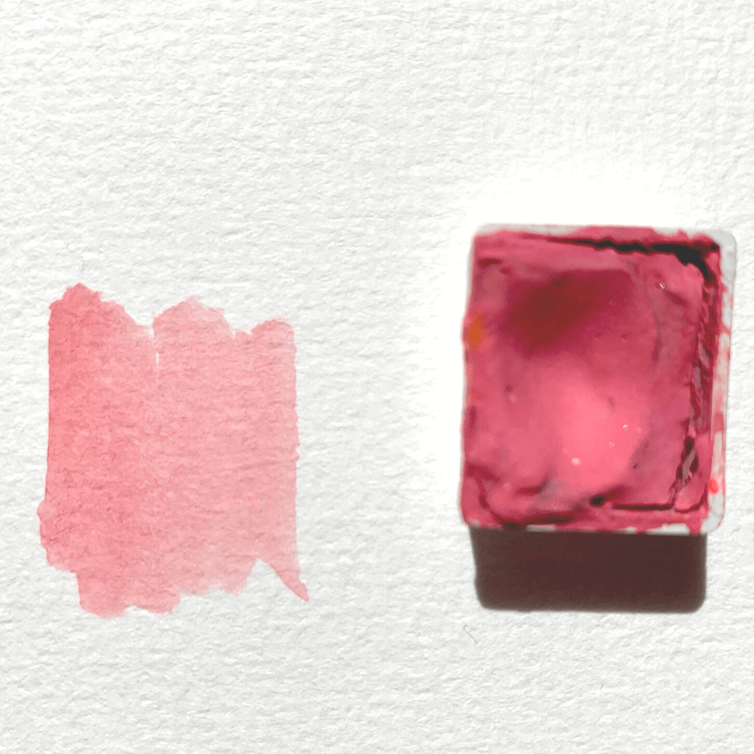 Aquarelle artisanale - Rose Sakura