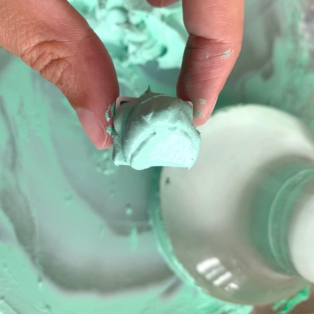 Aquarelle artisanale - Vert Macaron