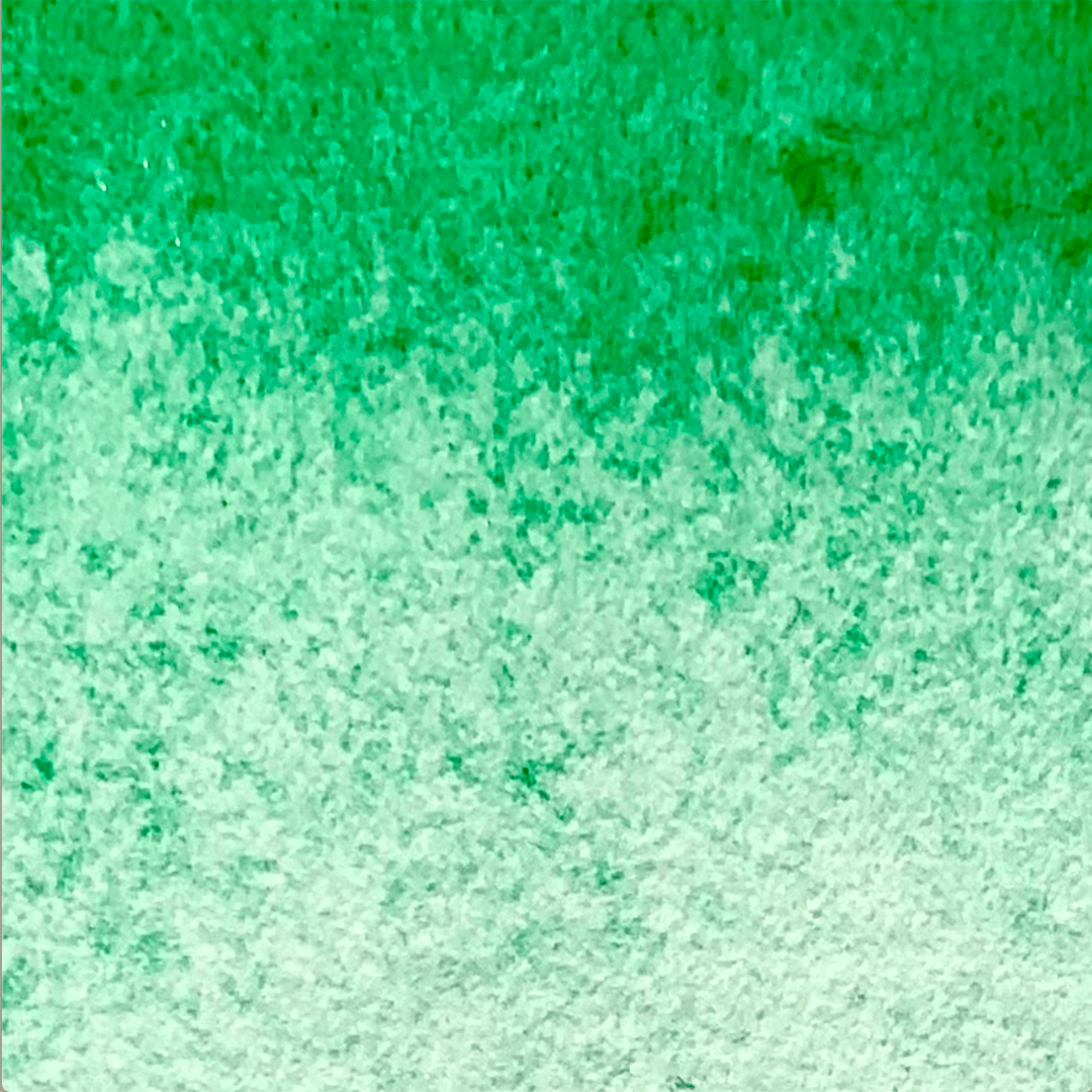 Aquarelle artisanale - Vert gazon anglais
