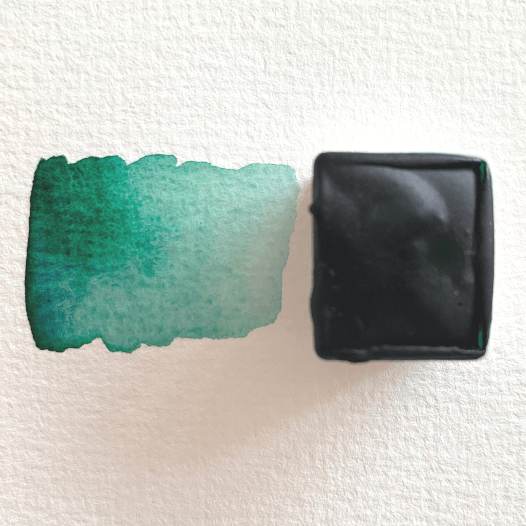 Aquarelle artisanale - Vert Vancouver