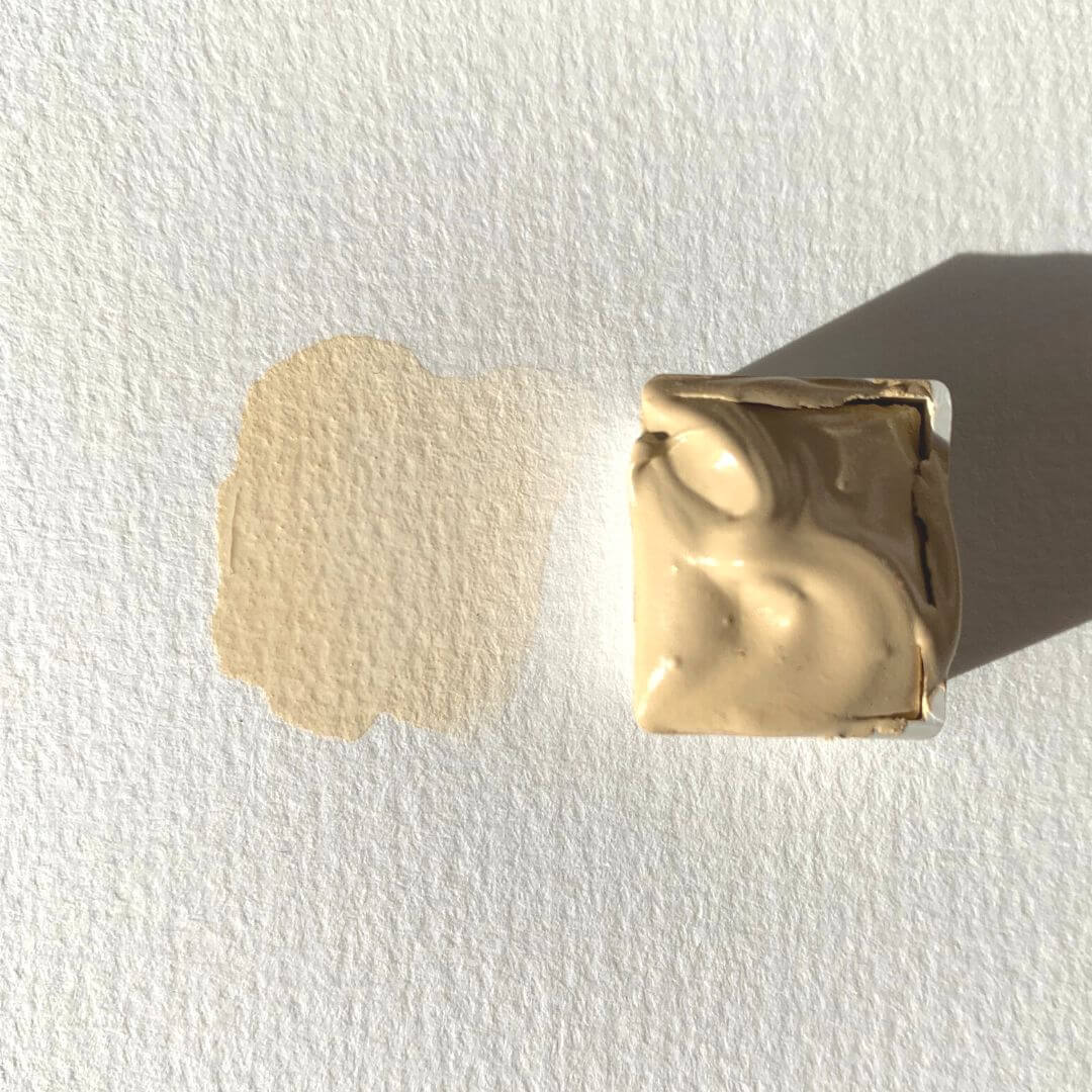 Aquarelle artisanale - Peau dorée