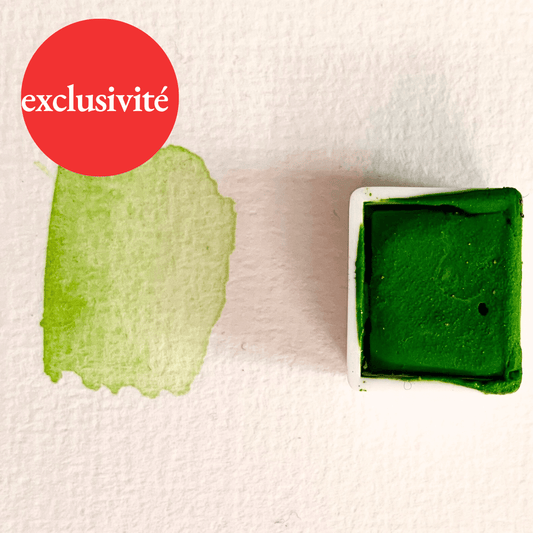 NOUVEAU - Aquarelle artisanale - Vert Sensations