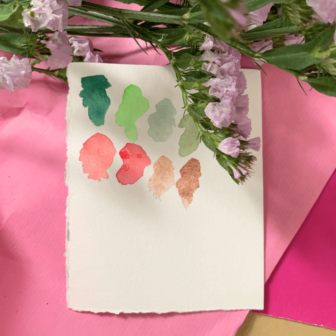La palette d’aquarelle qui fait briller les cartes de Noël