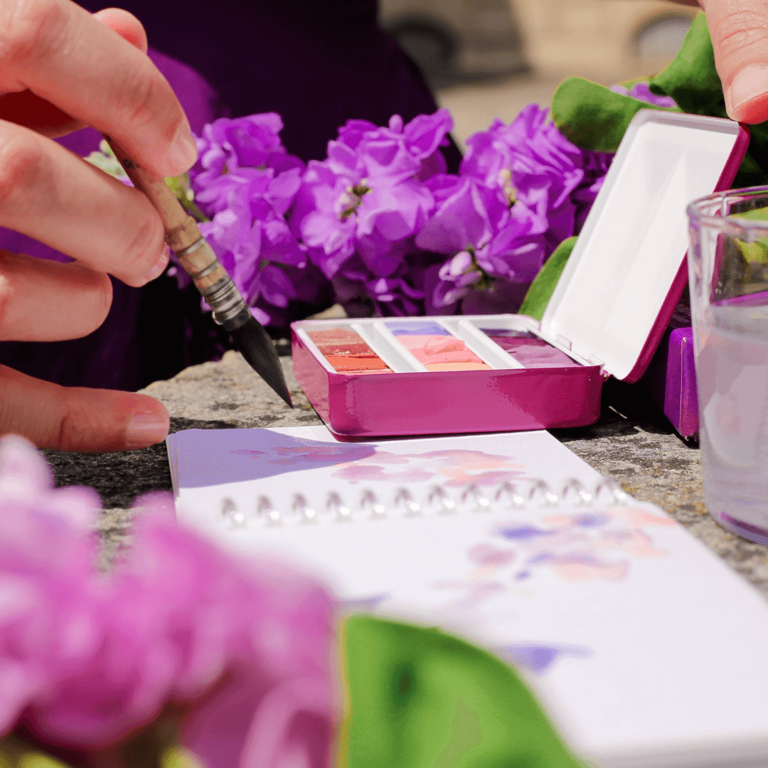 La palette des hortensias!