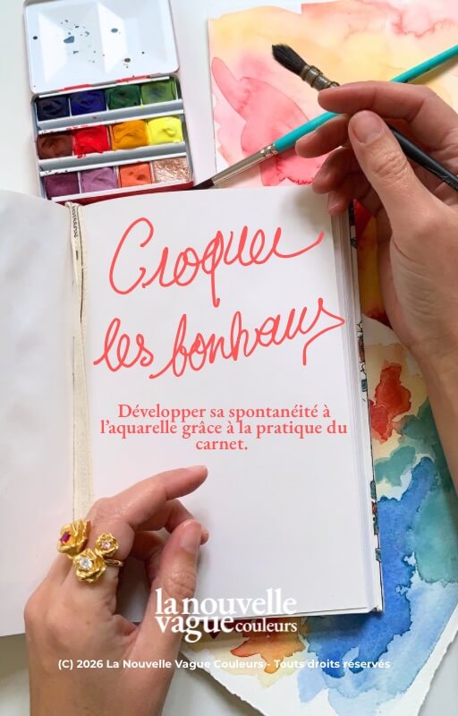 E-Book Développer sa spontanéité à l’aquarelle par la pratique du carnet