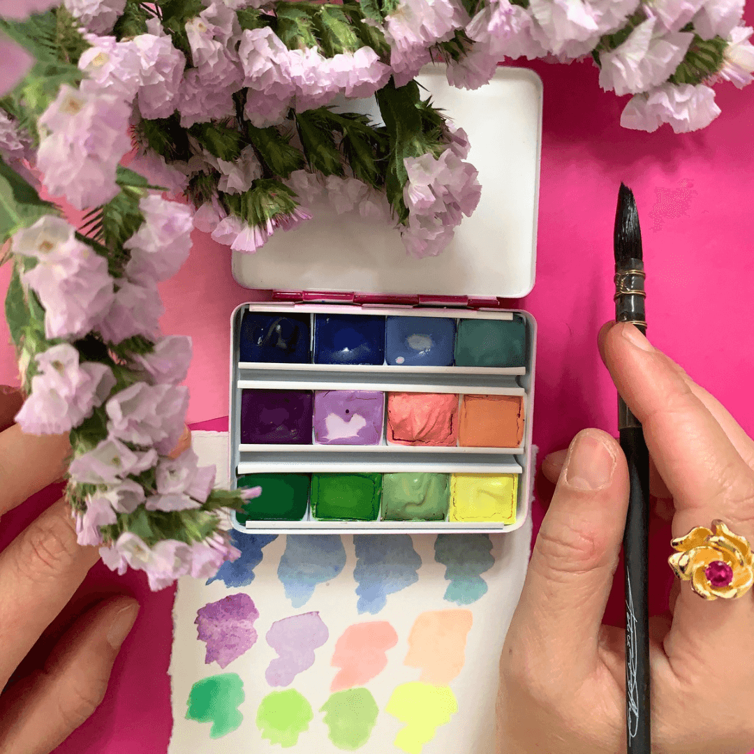 La palette d’aquarelle qui met de la joie dans vos dessins!