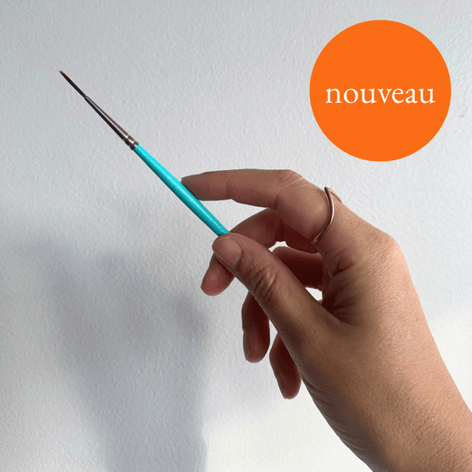 Pinceau fin aquarelle Tintoretto taille 0