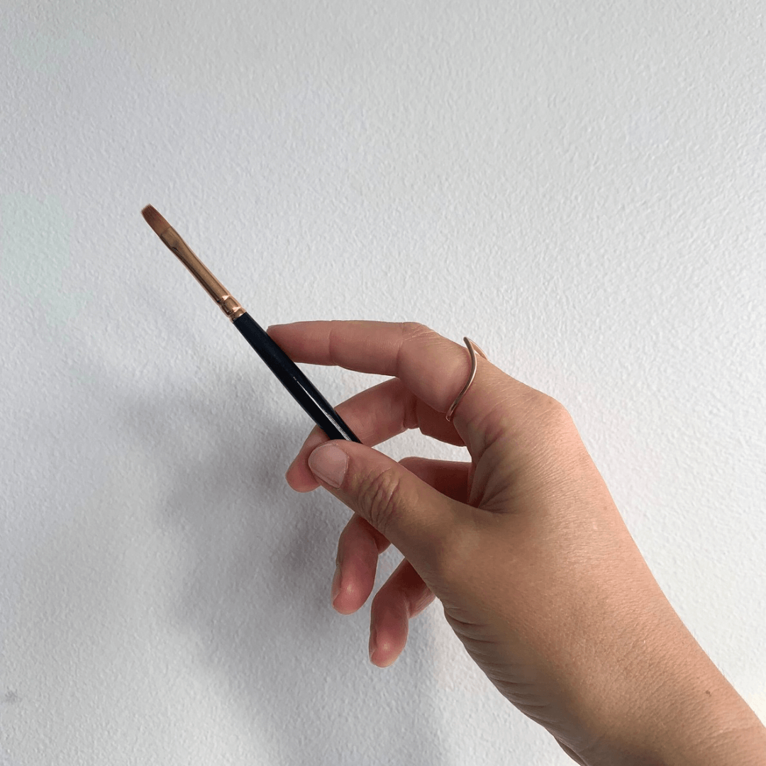 Pinceau plat aquarelle Tintoretto taille 4