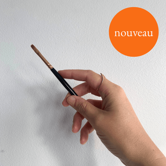 Pinceau plat aquarelle Tintoretto taille 4