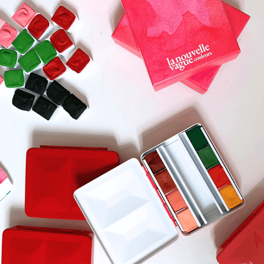 La palette d’aquarelle de l’été! ☀️ ⛱️