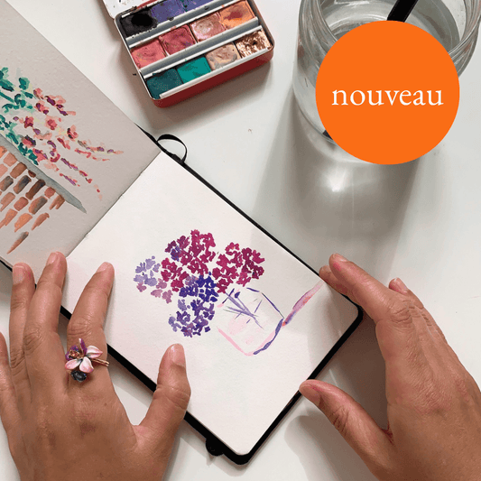 ATELIER - L’aquarelle par les fleurs - Dimanche 19 avril 10H