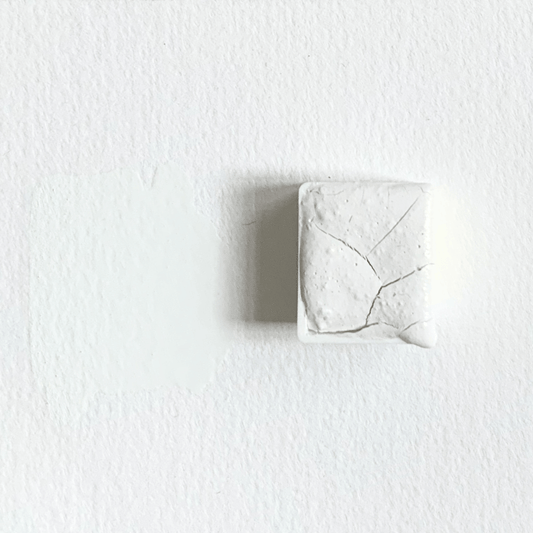 Aquarelle artisanale - Blanc de blanc