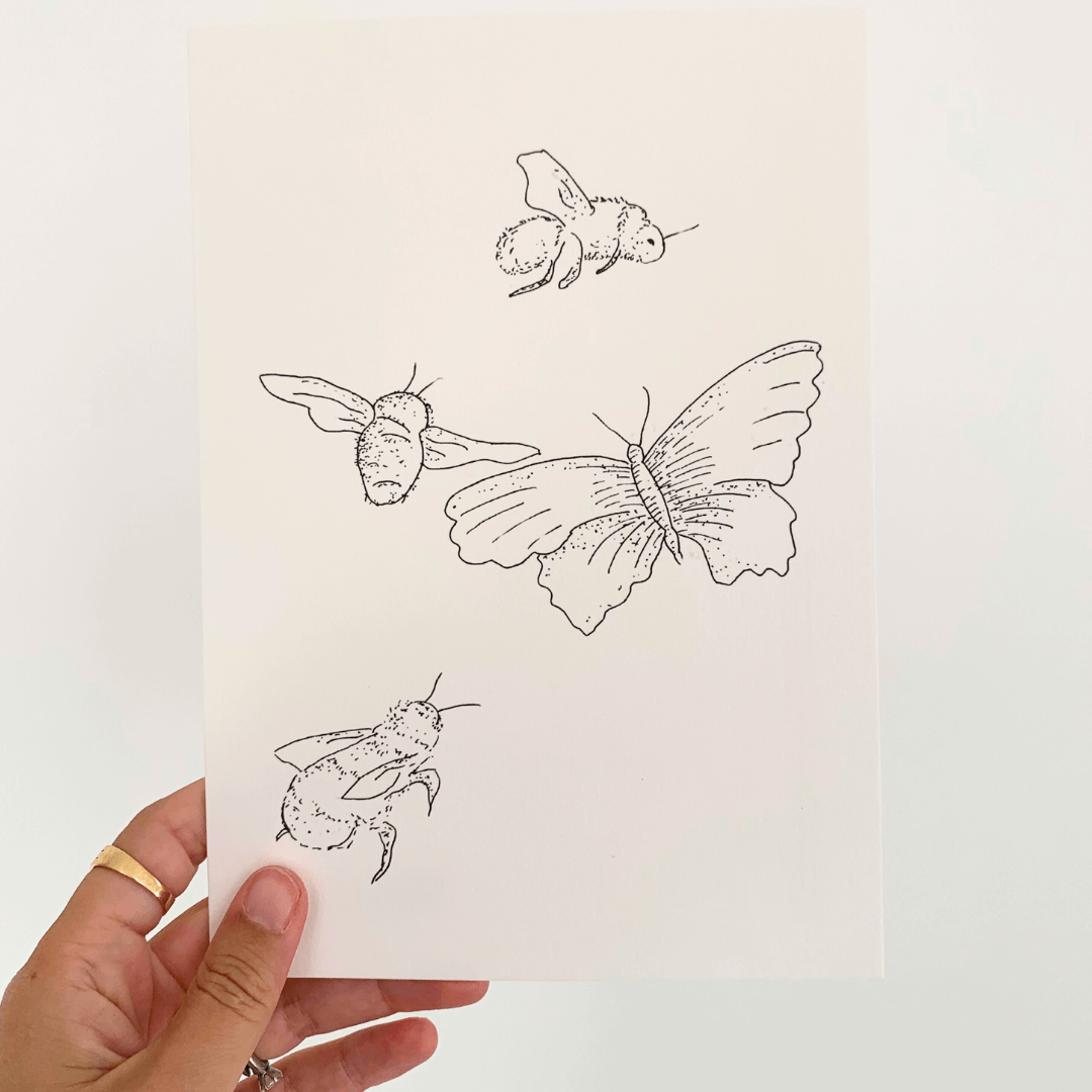 NOUVEAU - Cartes à peindre - Collection "Simple Days, Hommage à Emily Dickinson"