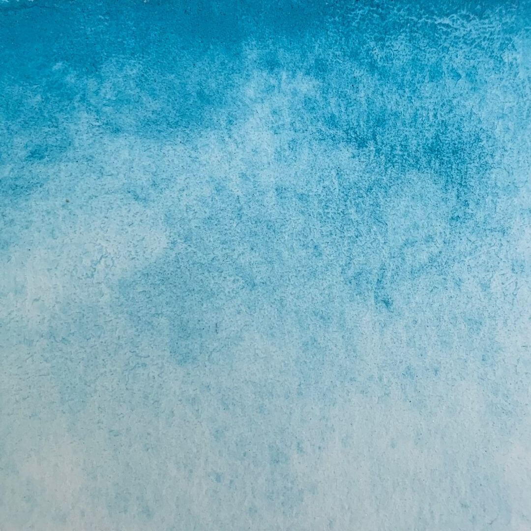 Aquarelle artisanale - Bleu Océan