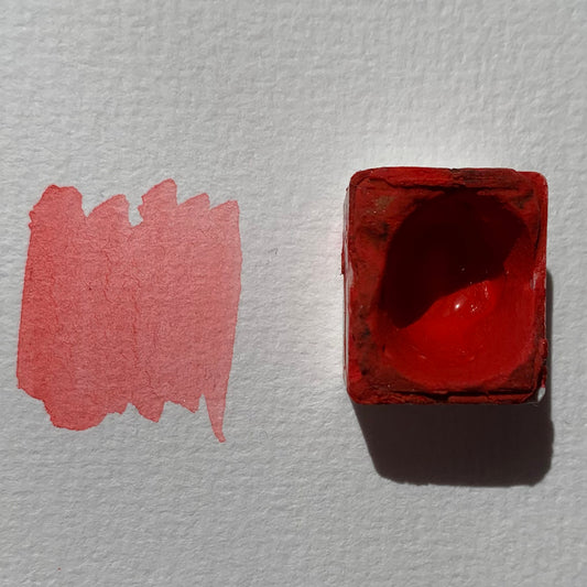Aquarelle artisanale - Rouge Red red red