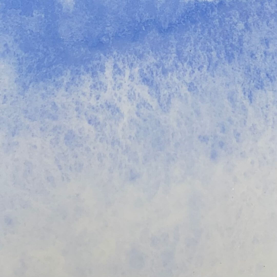 Aquarelle artisanale - Bleu Skagen