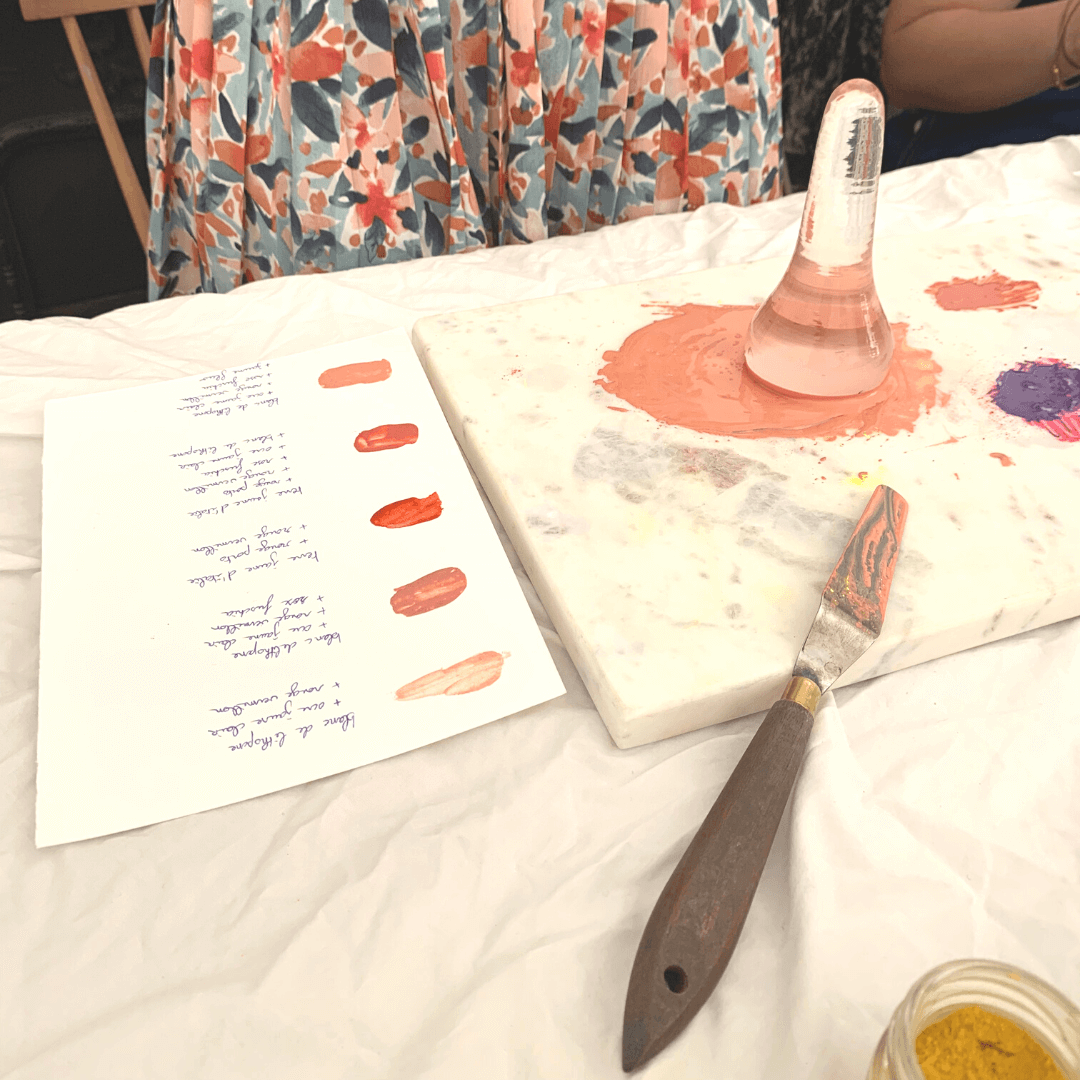 Atelier de création de couleur - ATELIER PRIVATISÉ - 4 à 6 PERSONNES